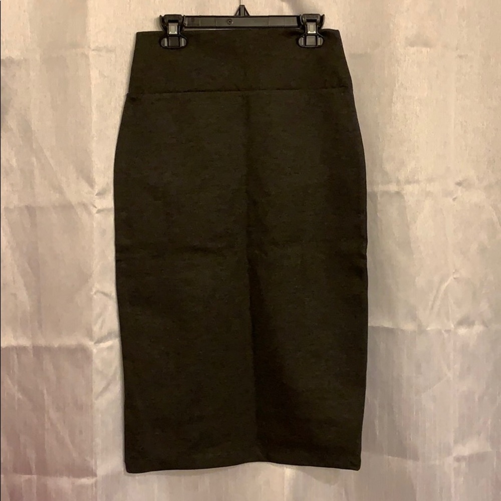 Popular Gray Bodycon Pencil Skirt
